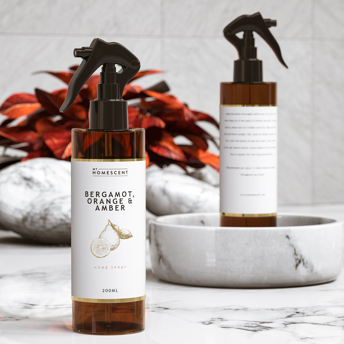 Bergamot, Orange & Amber Home Spray Bundle