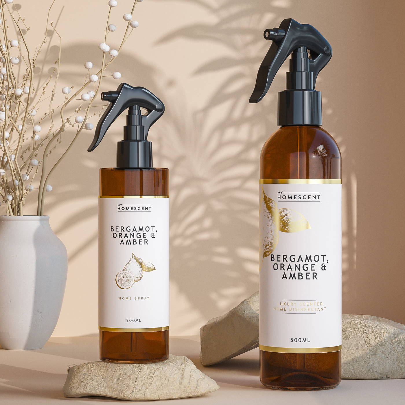 Bergamot, Orange & Amber Home Spray Bundle