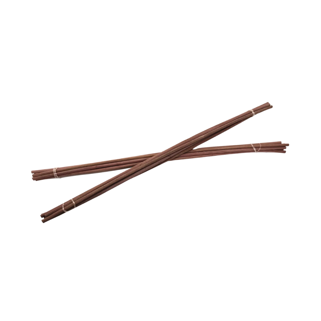 Brown rattan Sticks - pack of 6